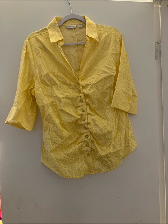 Tops - Yellow floral top